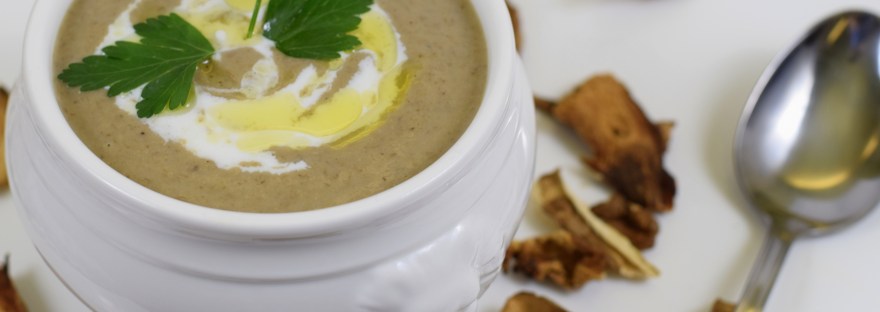 Supă cremă de ciuperci